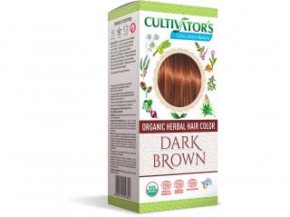 Bio přírodní barva na vlasy 100% 8 - Tmavě hnědá 100g