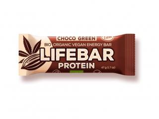 Bio tyčinka Lifebar protein čokoláda a konopný protein 47g