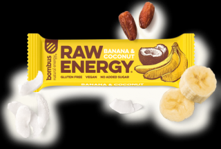 Bombus Raw tyčinka banana & coconut 50g