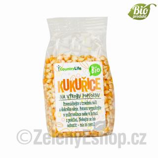 COUNTRY LIFE  Kukuřice na výrobu popcornu BIO 200 g