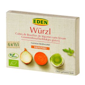 EDEN Bujón Wurzl zeleninový kostky bez droždí 72 g BIO