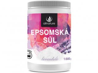 Epsomská sůl levandule 1000g