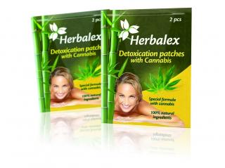 Herbalex Detoxikační náplasti s konopím 2 ks