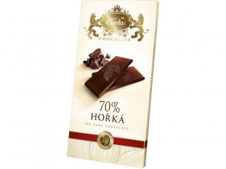 Hořká čokoláda 70% - obdélník 80g