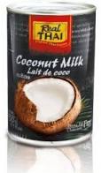 Kokosové mléko Real Thai 400ml(černé)