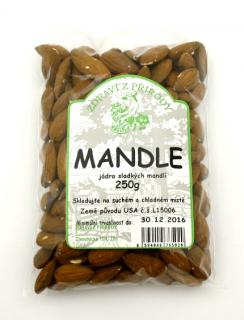 Mandle natural sladké 250 g