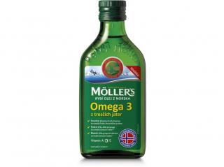 Möller's Omega 3 rybí olej natur 250 ml