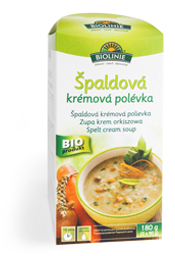 Špaldová krémová polévka (sypká směs) BIOLINIE váha 160 g
