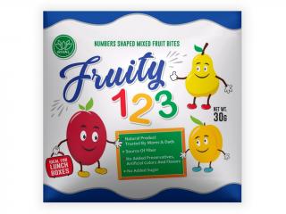 Sušené ovoce v podobě čísel 30g