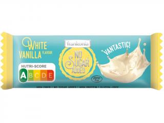 Tyčinka Čokoládová bílá - Vanilka bez přidaného cukru 50g