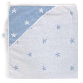 Ceba ručník s kapucí 100x100  Stars Blue Melange