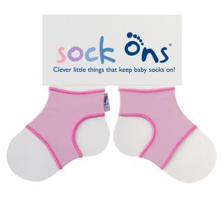 SOCK ONS Držák ponožek  6-12m Pink