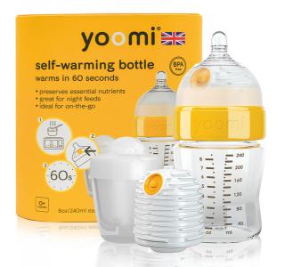 Yoomi 8oz Bottle/Warmer/Teat/Pod - Y18B1W1P