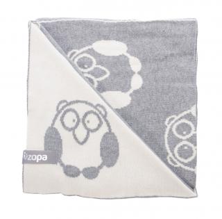 ZOPA Dětská deka Little Owl Barva: Grey