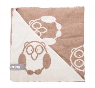ZOPA Dětská deka Little Owl Barva: Savana