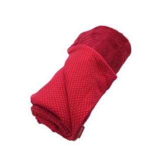 Bonding deka novorozenecká 72x100 cm - puntíček bavlna / mikroplyš červená
