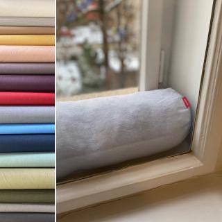 Dveřní a okenní ochrana proti průvanu - MIX barev - Len se zátěrem Barva: Natural Grey, Rozměr mix: 100 cm