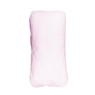 Hnízdo pro miminko péřové-podložka - bavlněný úplet s elastanem-růžová