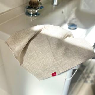 Lněný ručník / osuška - Oatmeal Rozměr mix: 95x150 cm