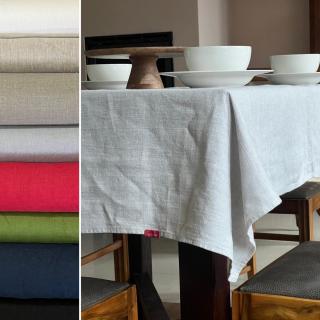 Lněný ubrus mix barev i rozměrů, na míru (185g/m2) Len 100%, gramáž 185 g/m2: Šedá, Lněné ubrusy - ROZMĚR: 72x72 cm