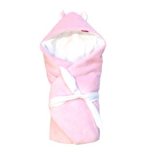 Rychlozavinovačka s kapucí novorozenecká - Letní - Mikroplyš / bavlna - 72x72cm Barva: 303 - růžová