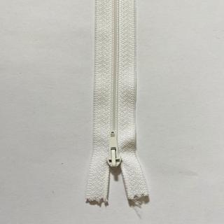 Zip spirálová - délka 40cm Barva: Bílá