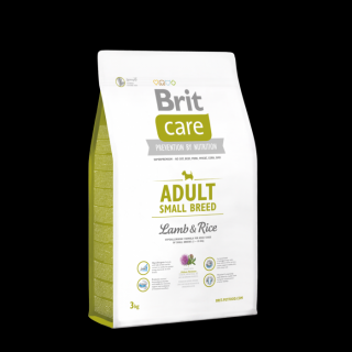 BRIT CARE ADULT SMALL BREED LAMB & RICE 3 kg