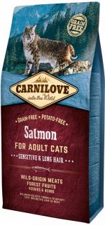 Carnilove Cat Grain Free Salmon Adult Sensitive&Long Hair 0,4 kg