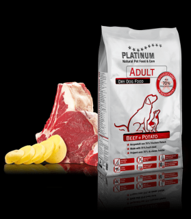 PLATINUM Natural ADULT Beef & Potato 10 kg