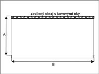 Dílenské závěsy - PVC fólie 650g/m2 - nehořlavý antistatický