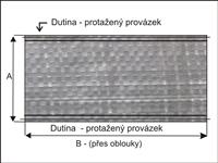 Flobal fóliovníková plachta LD-PE tkaná -  rozměr na přání - dutina - čirá - 1m2