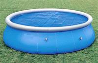 Flobal  solární plachta kruh 3 m na bazény 3,66 m modrá