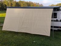 Sluneční clona - síť béžová - šíře 3,5m