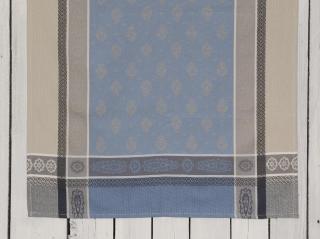 Běhoun - Vaucluse Barva: Krémově béžová-modrá, Rozměr: 160x50, Kolekce: Vaucluse