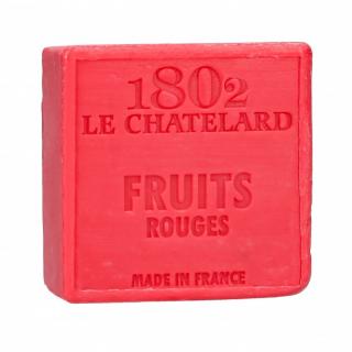 Francouzské mýdlo - Červené ovoce 100g bez palmového oleje