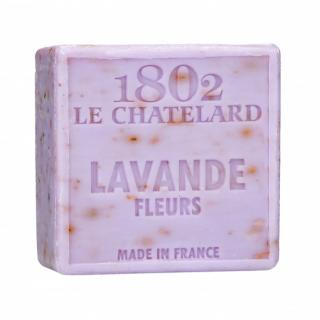 Francouzské mýdlo - Levandule s květy 100g bez palmového oleje