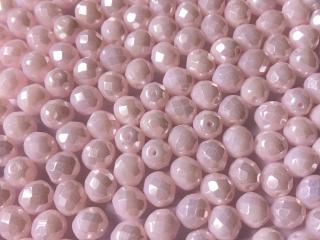 Broušené korálky 8mm, barva růžový opál 71010/14400 Balení: 1 ks