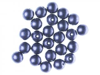 Mačkané korálky kuličky 8mm, barva modro-fialová 40039 Balení: 1 ks