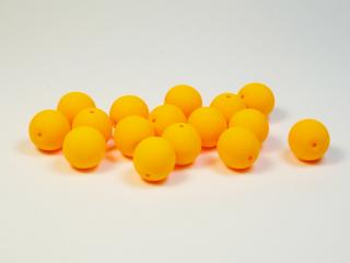 Neonové korálky 8mm, barva oranžová Balení: 1 ks