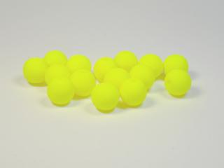 Neonové korálky 8mm, barva žlutá Balení: 1 ks