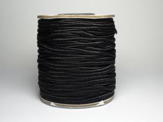 Šňůrka nylon 1mm, barva černá Balení: 1 m