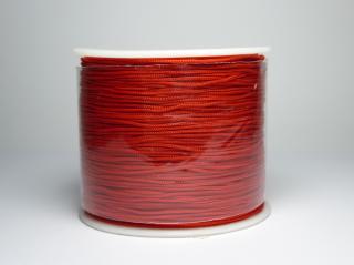 Šňůrka nylon, průměr 0,5 mm, délka 120 m, barva červená Balení: 1 m