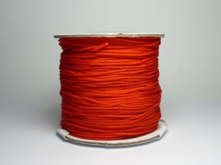 Šňůrka nylon, průměr 1mm, délka cca 90 m, barva červená Balení ks: 1 m
