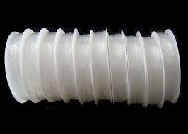 vlakno-elasticke--prumer-0-8-mm--delka-cca-10-m--barva-cira Balení: 1 ks