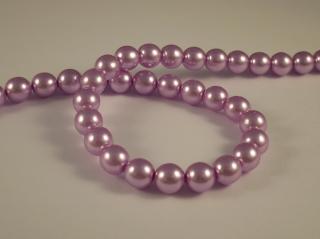 Voskové perle 4mm, barva růžová Balení: 1 ks
