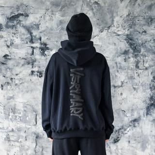 Puff hoodie Barva: Černá, Velikost: XL