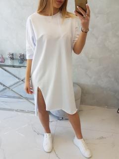 Oversize šaty bílé Velikost: One size, Barva: Bílá