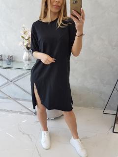 Oversize šaty černé Velikost: One size, Barva: Černá