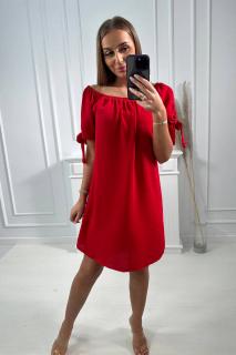 Šaty Erin červené Velikost: One size, Barva: Červená