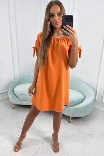 Šaty Erin oranžové Velikost: One size, Barva: Oranžová